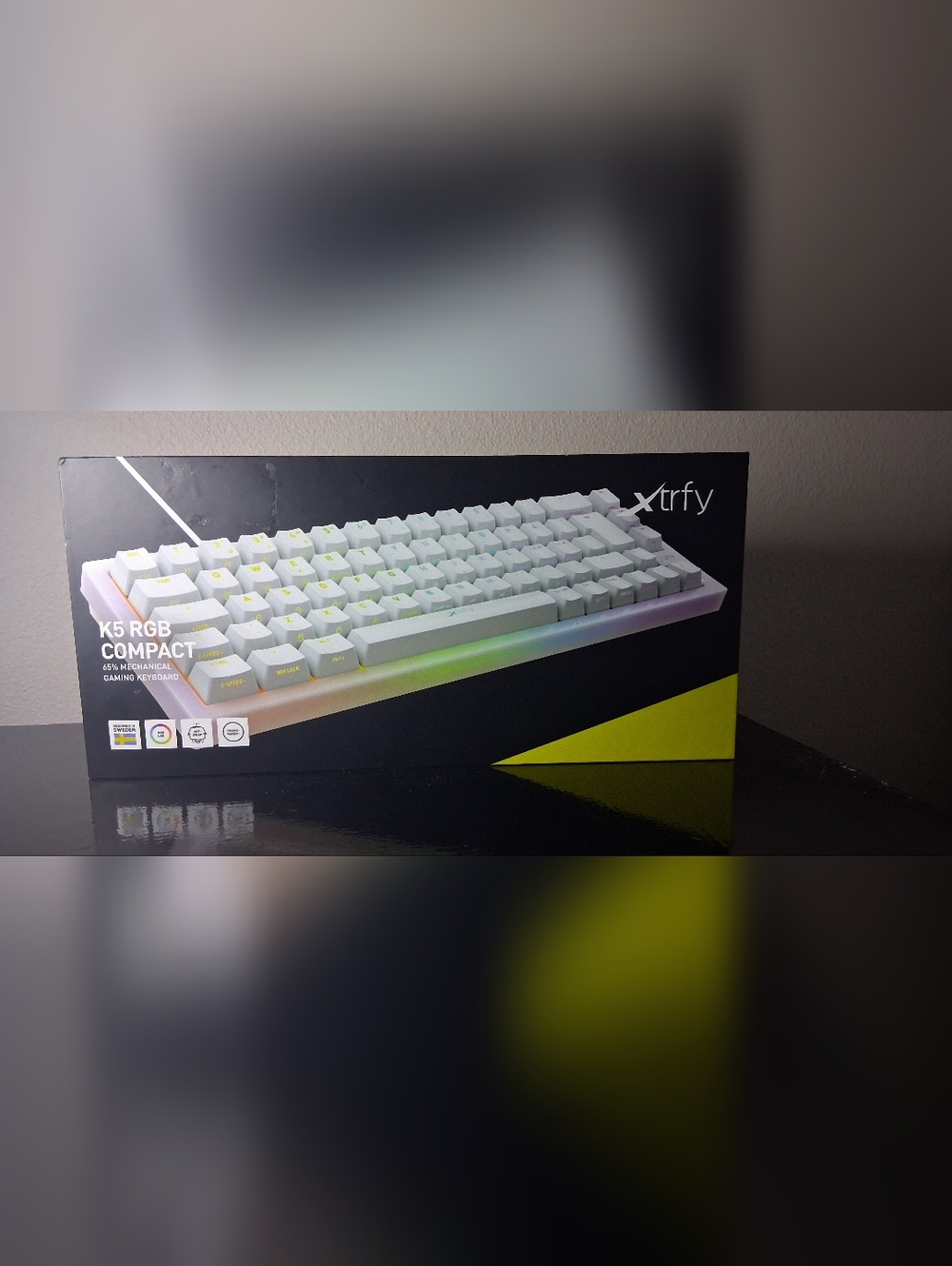 K5 RGB Compact White Mechanical Gaming Keyboard